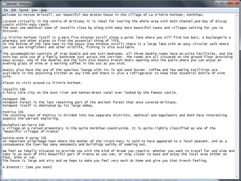 Working with the basic content ...